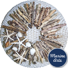 Natural Driftwood Wreath - Medium